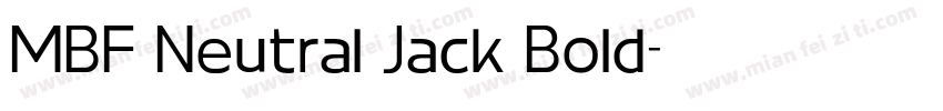 MBF Neutral Jack Bold字体转换